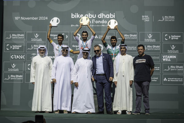 Over 1,000 cyclists took part in the third edition of the Bike Abu Dhabi Gran Fondo